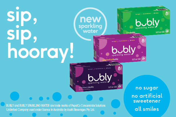 Sip, Sip, Hooray! Introducing… Bubly!