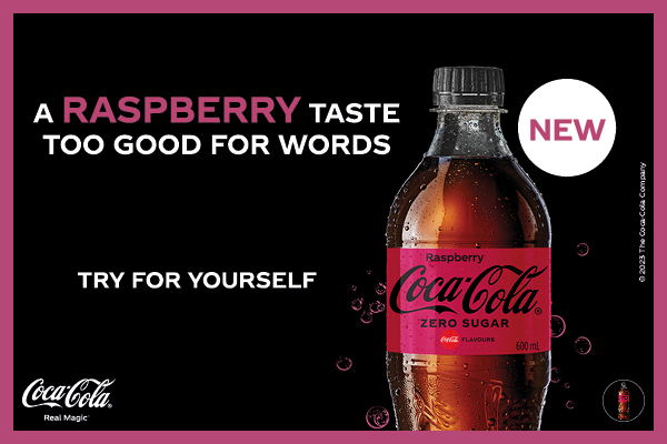 NEW Raspberry Coca-Cola Zero Sugar