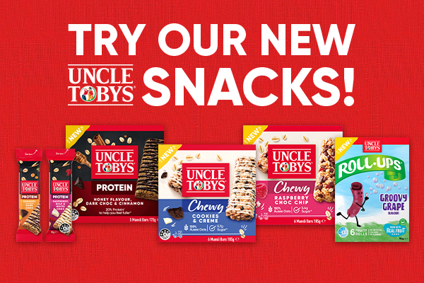 Jazz up your snacking game with UNCLE TOBYS