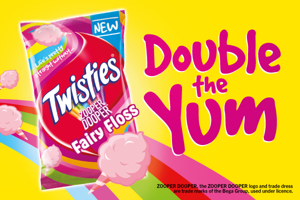 Twisties: Zooper Dooper Fairy Floss