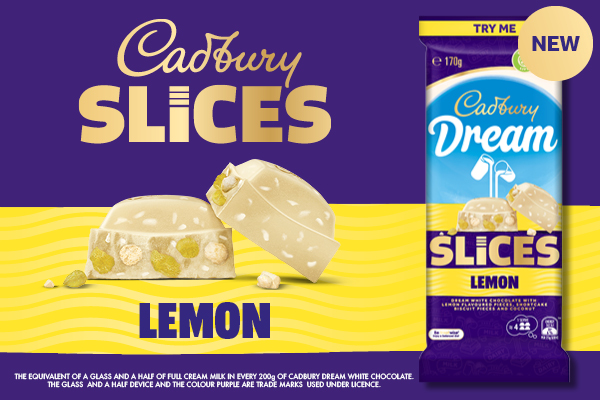 NEW Cadbury Dream Slices Lemon!
