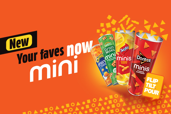 Your favourites now in bite-sized minis!