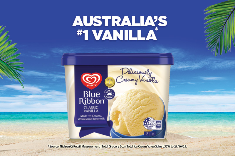 Australia’s #1 Vanilla*